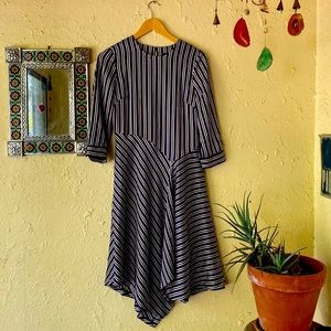 NWT Banana Republic Silky Striped Dress ❤️ size 0